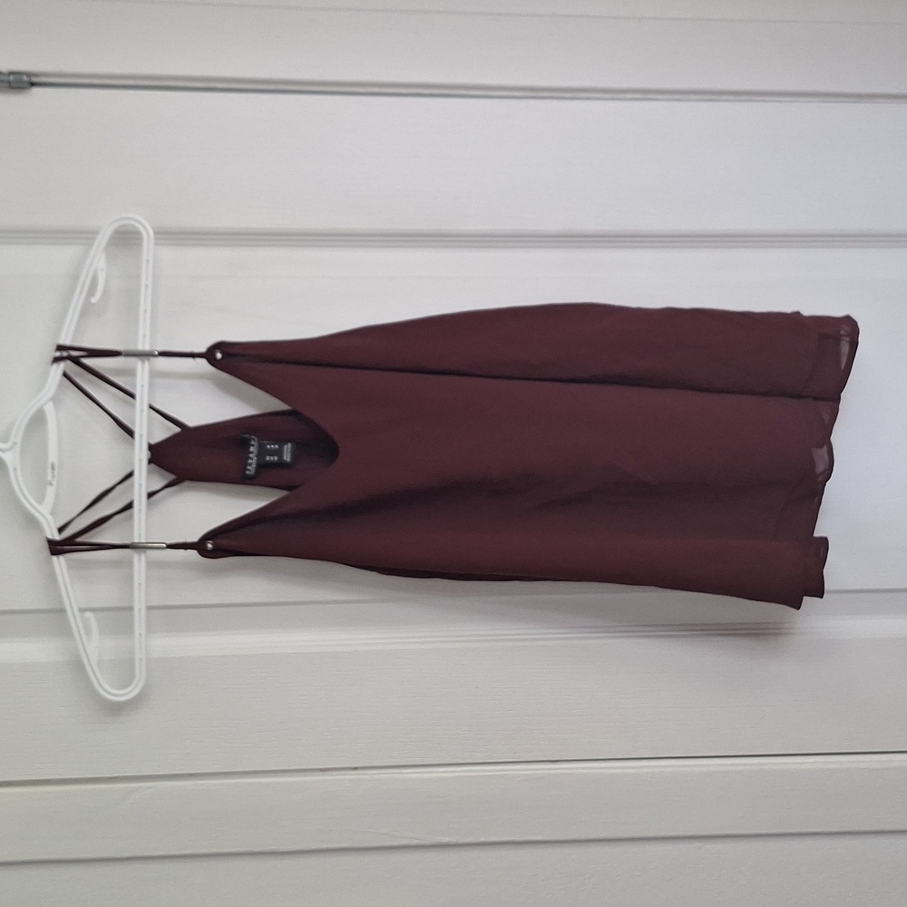 Revamped burgandy top